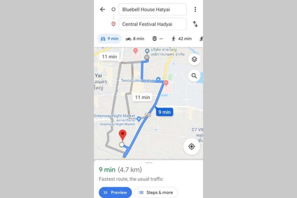 Bluebell House Hatyai - Cosy 3 Bedrooms For 10 Pax - 9 Mins Drive To Lee Grd Hong-sziget Kültér fotó